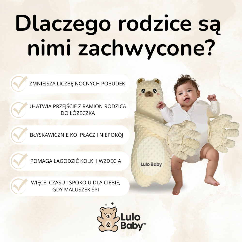 LuloMisio™ – Kojący pluszak z ogrzewaniem łagodzącym kolki
