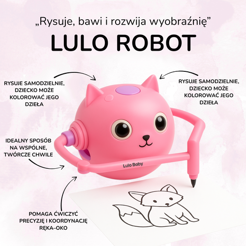 LuloRobot™ - Rysujący robot rozwijający kreatywność i wyobraźnię