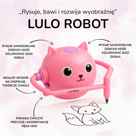 LuloRobot™ - Rysujący robot rozwijający kreatywność i wyobraźnię