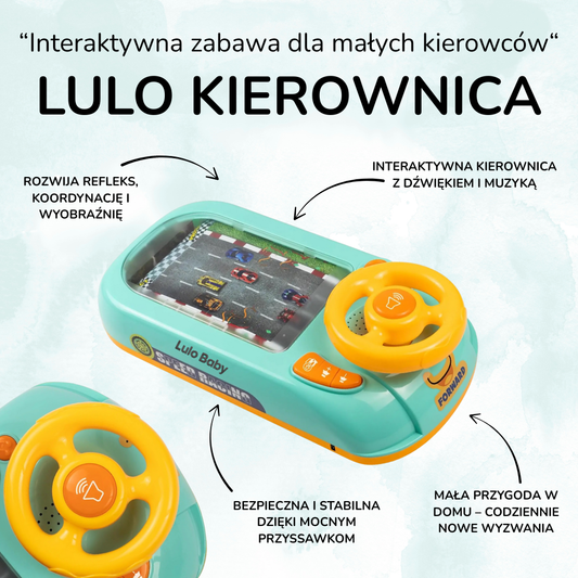 LuloKierownica™ – Interaktywna kierownica rozwijająca wyobraźnię i koordynację