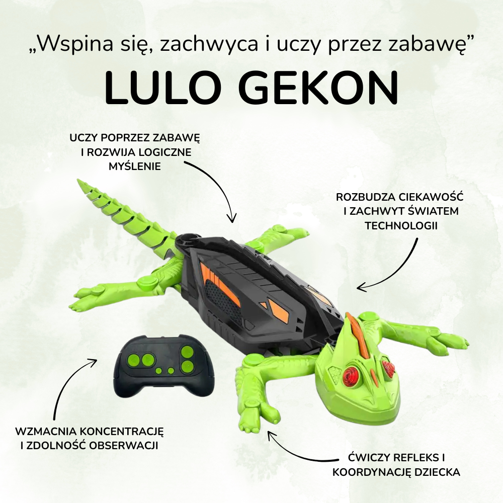 LuloGekon™ – Interaktywny robot, który łamie prawa grawitacji