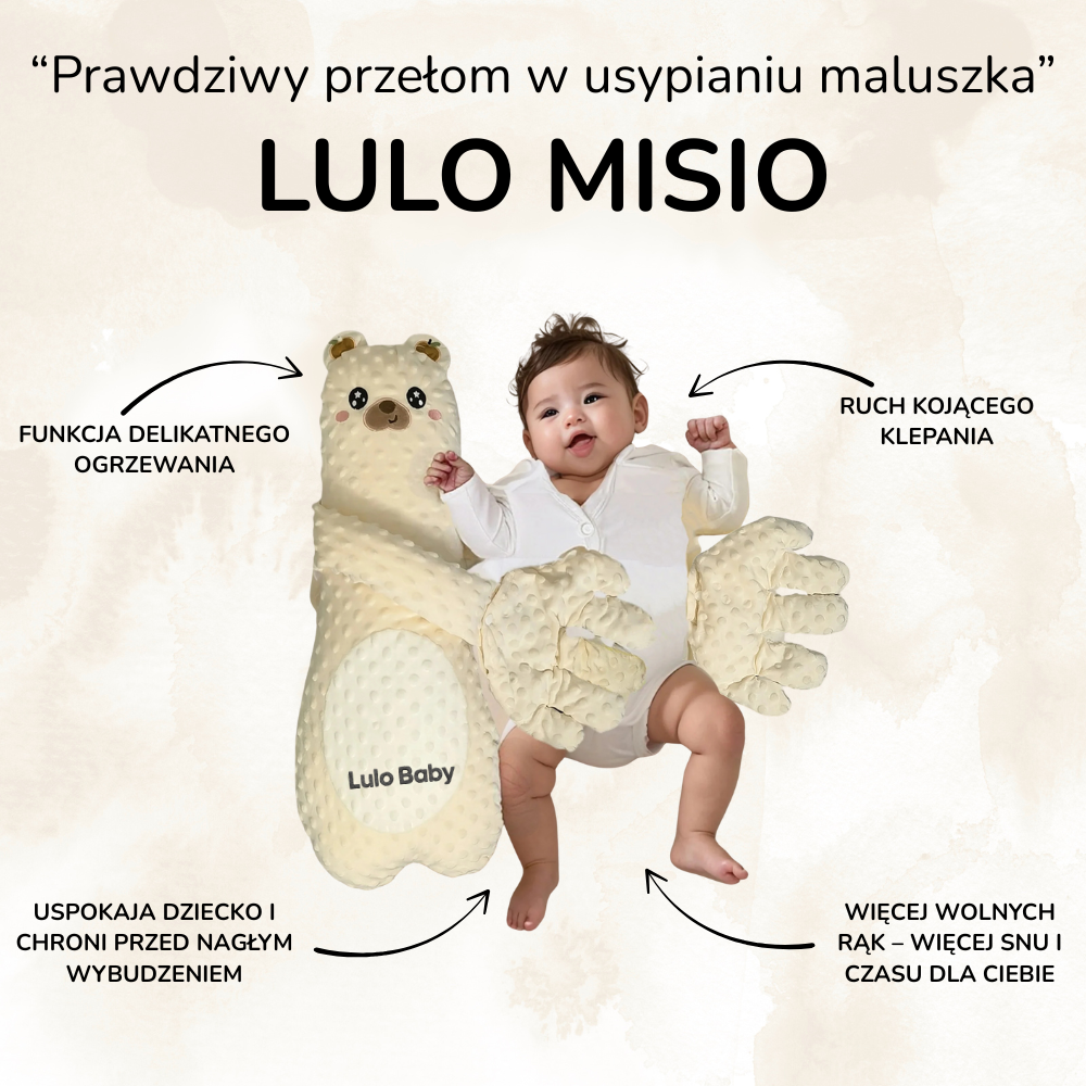 LuloMisio™ – Kojący pluszak z ogrzewaniem łagodzącym kolki