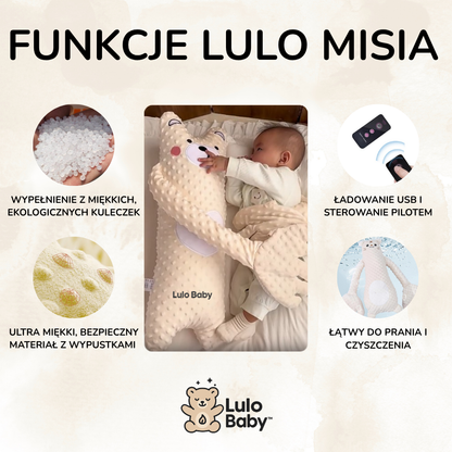 LuloMisio™ – Kojący pluszak z ogrzewaniem łagodzącym kolki